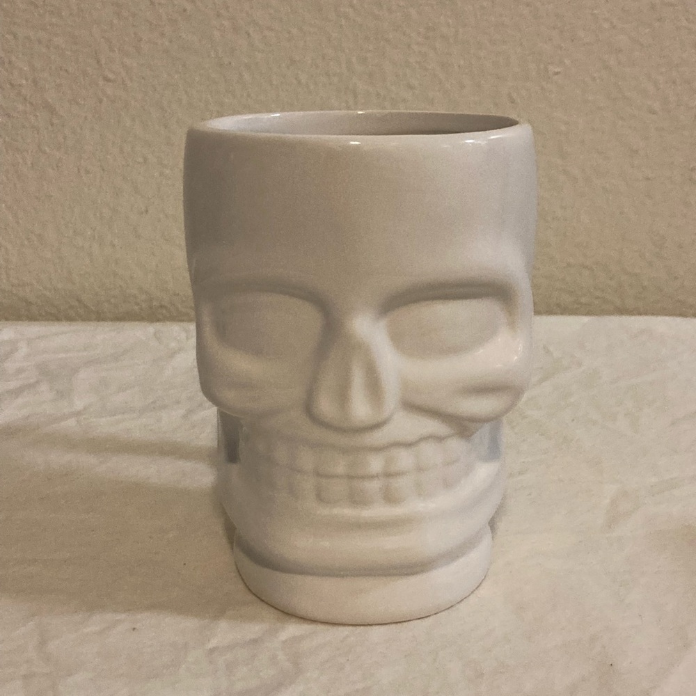 White Skull Mug